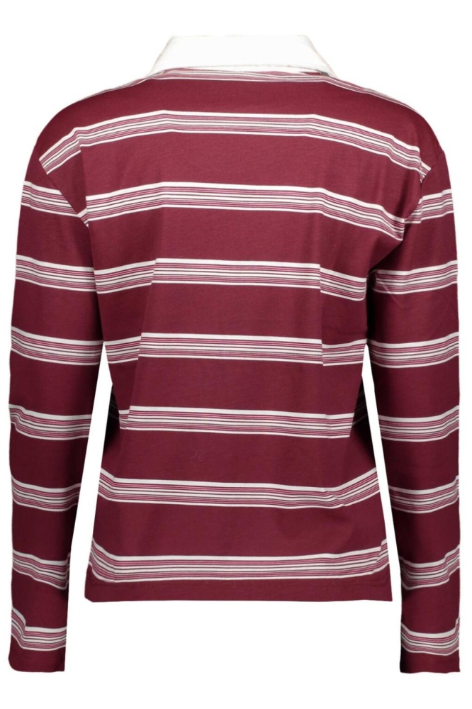 JDYDARLING L/S POLO SHIRT JRS 15354378 CABERNET/CD